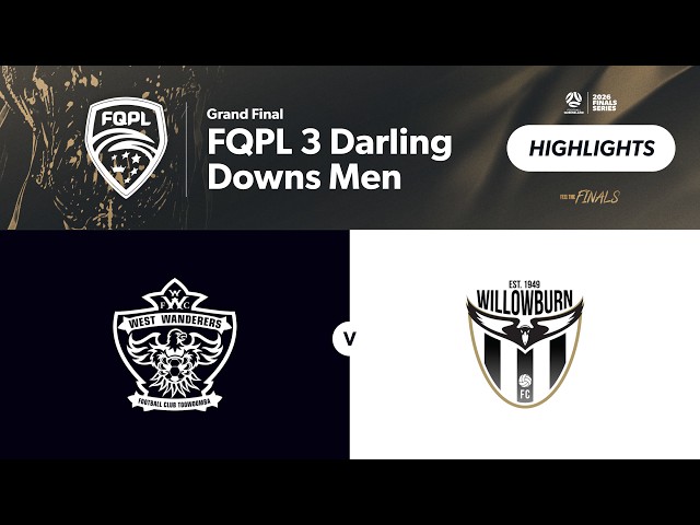 FQPL 3 Darling Downs Men Grand Final - West Wanderers vs. Willowburn FC Highlights