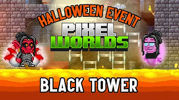 Halloween Event and Black Tower! | Pixel Worlds