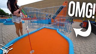 I HAVE NEVER SEEN A MINI GOLF HOLE DO THIS!!!