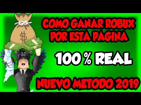 Nuevo Metodo Para Ganar Robux 2019 Sergiogamerhd المملكة العربية السعودية Vlip Lv - como ganar robux 100 por 100 real