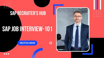 SAP JOB INTERVIEW - SAP MM