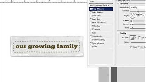 Digital Scrapbooking - Custom Drop Shadows for Photoshop