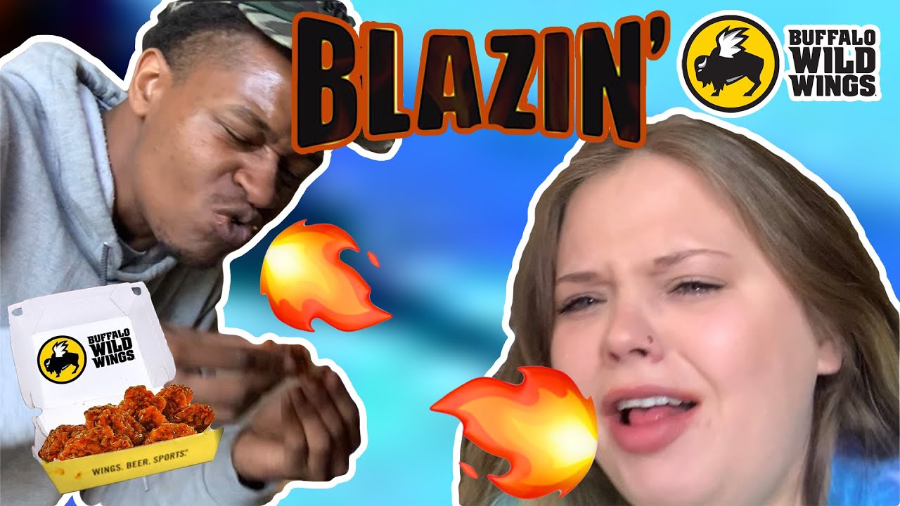 BLAZIN BUFFALO WILD WINGS CHALLENGE !!! YouTube
