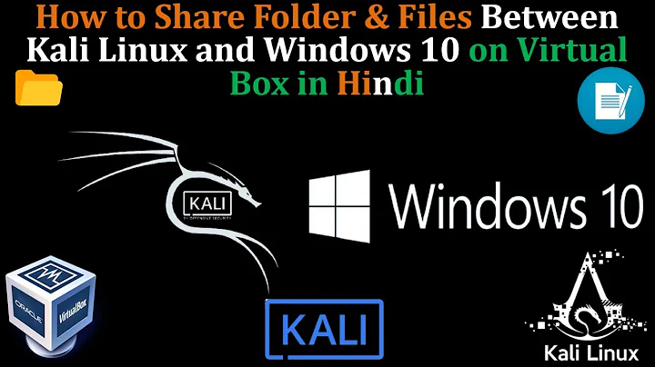 VirtualBox Shared Folder Kali Linux Host Windows 10 Guest in Hindi | Permission Denied | Not Working