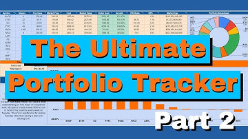 How To Make A Google Sheets Portfolio Tracker Part 2