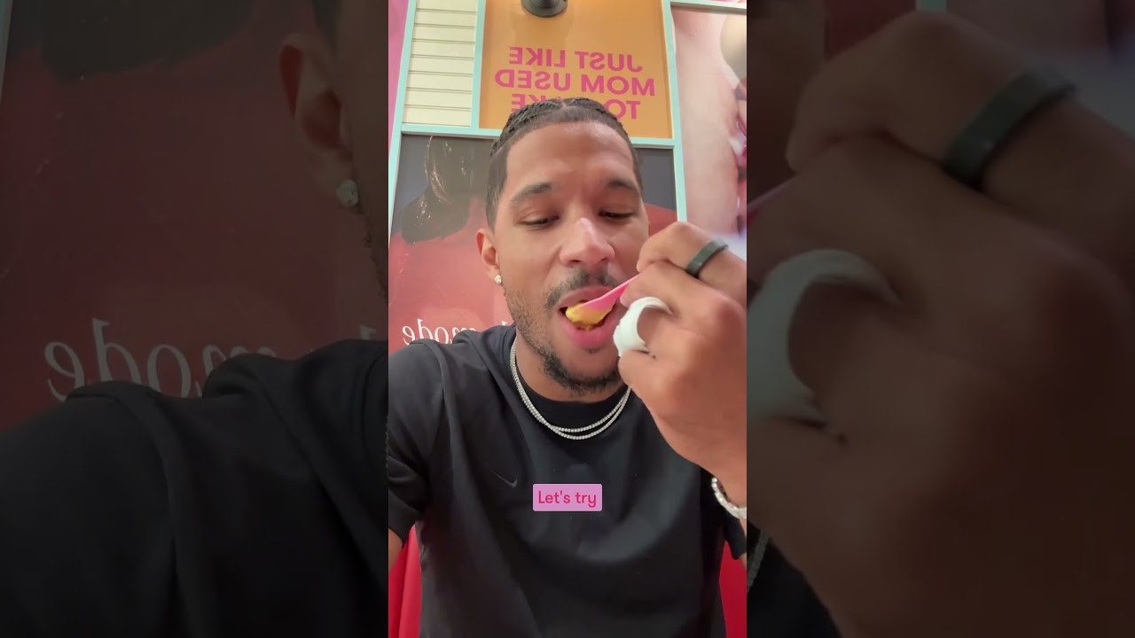 It&rsquo;s official: Josh Hart approves ✅ #breastmilk ￼#icecream #nycfood #weirdfood #parents