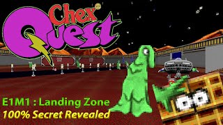 Chex Quest (1996) Walkthrough - [E1M1: Landing Zone - 100% Secret]