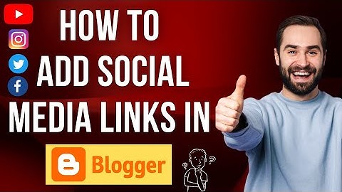 How to add social media icons on Blogger 🌝 | Blogger me Social Media links kaise lagaye | Blogger