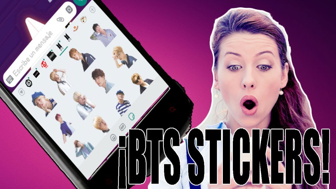 Tutorial Stickers De Bts En Whatsapp Y De Twice