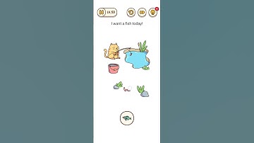 Brain Find Level 53 I Want A Fish Today | Walkthrough