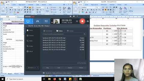 Sistem Pendukung Keputusan Metode SMART Menggunakan Excel