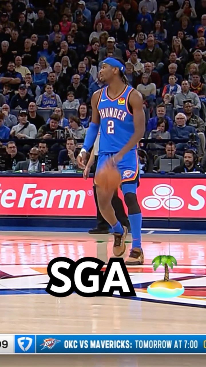 SGA shows off the handle ?‍?