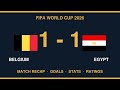 Belgium 1-1 Egypt 🇧🇪🇪🇬 — World Cup 2026 Recap | Goals, Stats & Ratings