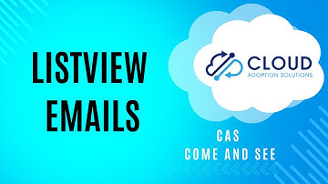 Send Email to Multiple People using Salesforce Listviews:  CAS Come and See