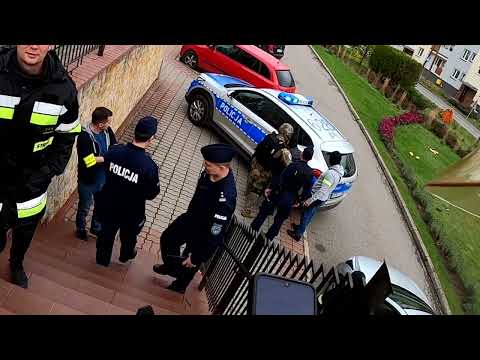 [WIDEO] Wtargnięcie uzbrojonych napastników do Urzędu Miejskiego w Dzierzgoniu