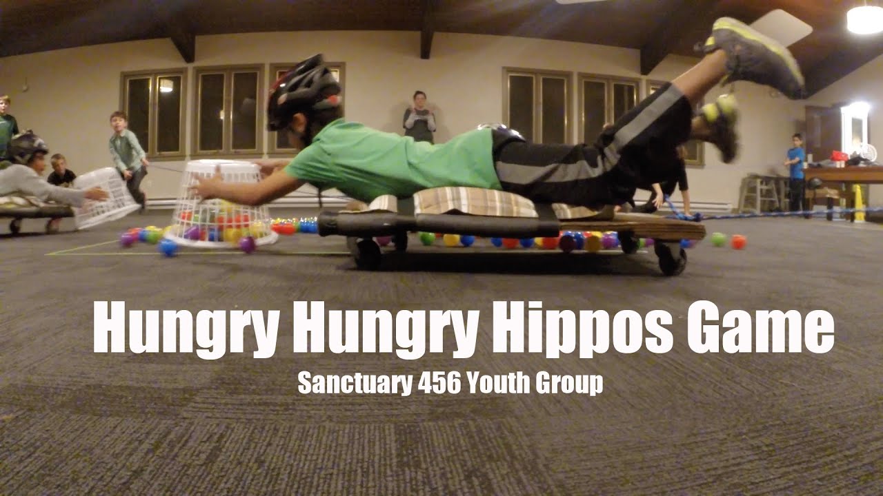 Human Hungry Hungry Hippos Game YouTube