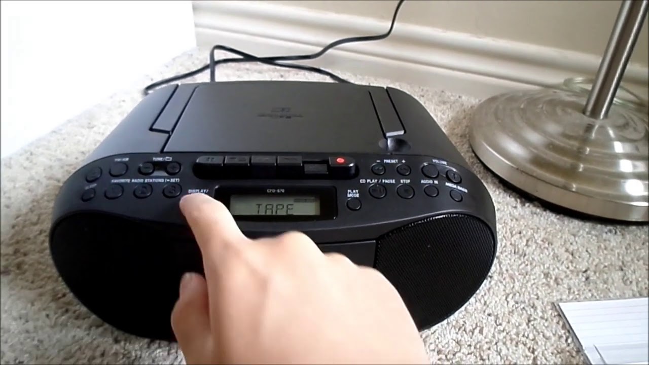 Sony CFD-S70 | Initial testing - YouTube