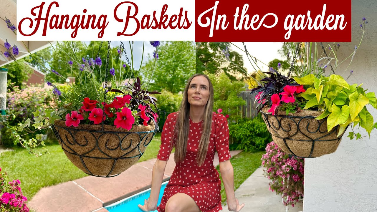 How to Create a Hanging Basket! (+ keep it hydrated!) YouTube