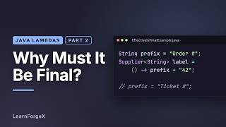 Details Java Lambda Expressions Part 2: Target Typing, Captured Variables, and this | Java Tutorial Update