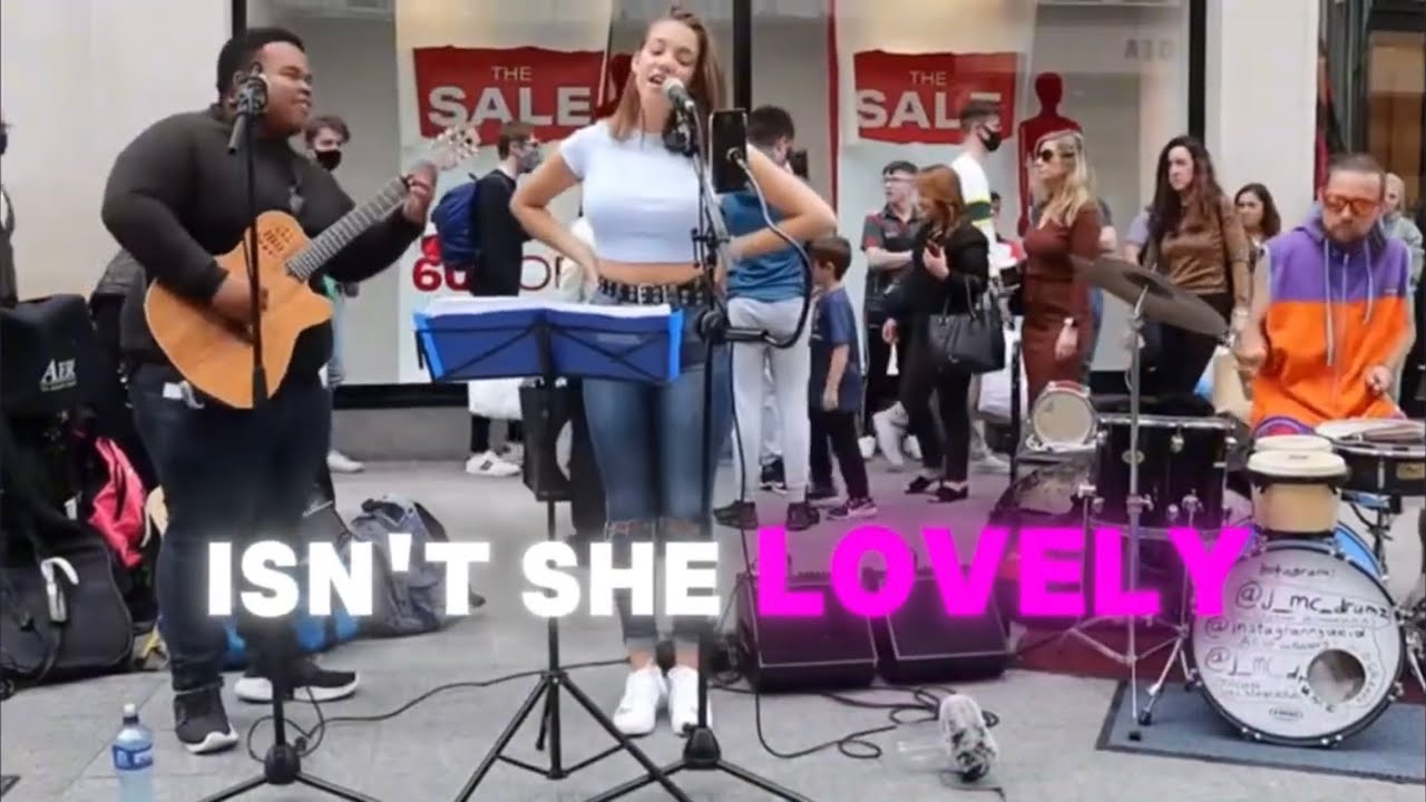 Her voice is gorgeous - Stevie Wonder - Isn’t She Lovely | Fabio, Allie Sherlock & Jason C O V E R