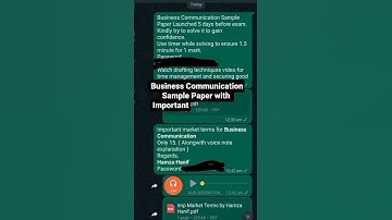 Business Communication Sample Paper #adcexams  #guesspaper  #guess #motivation  #importantquestions