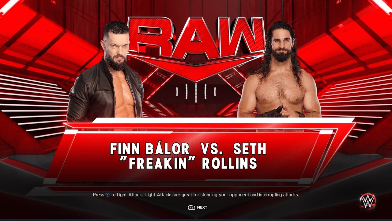 FULL MATCH FINN BALOR VS SETH ROLLINS | WWE RAW - YouTube