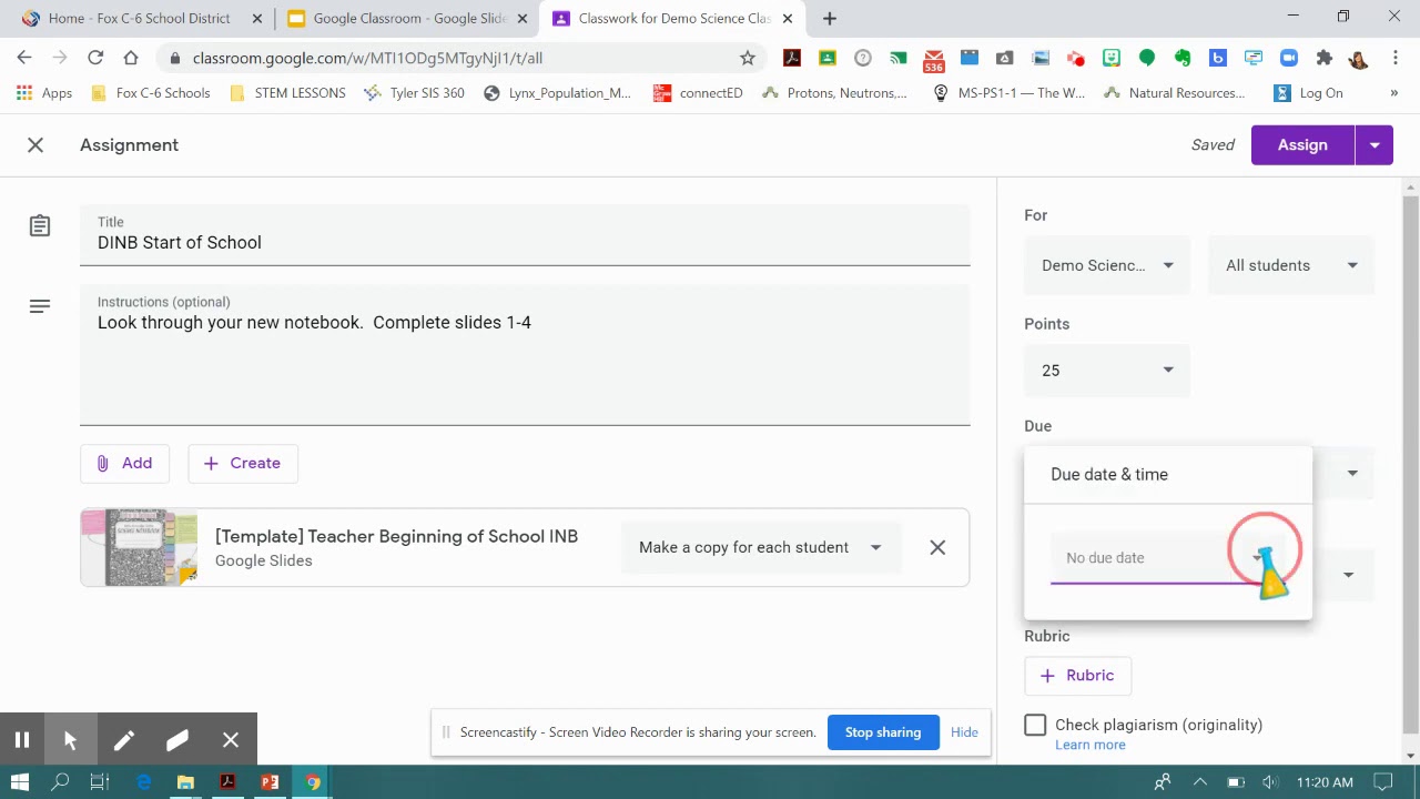 GC Create an Assignment - YouTube
