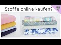 Stoffe online kaufen? Fazit und Stoff Haul! DIY MODE