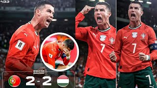 RONALDO'S FIERCE DOUBLE! PORTUGAL 2-2 HUNGARY! 2026 WORLD CUP QUALIFICATION DELAYED!