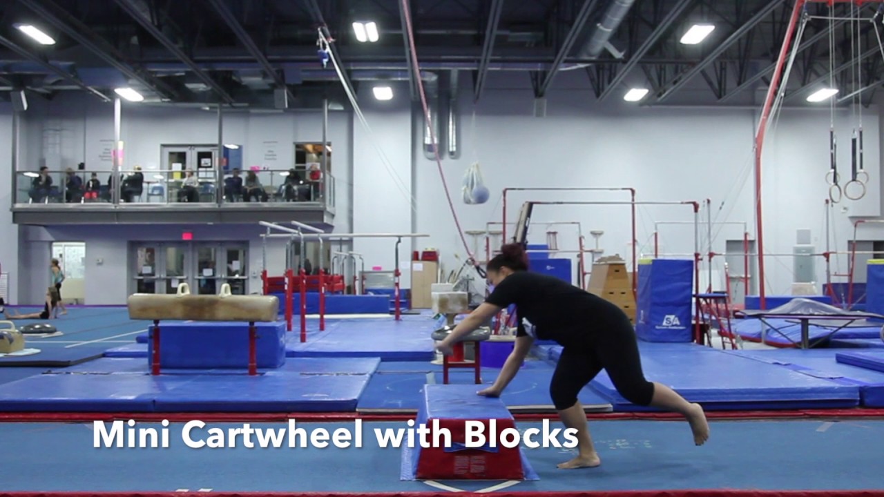 Gymnastics Video Model MiniCartwheel Over Box YouTube
