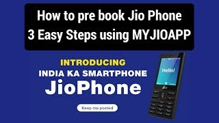 How to Book Jio Phone using MyJioApp | 3 Easy Steps online for 500 only screenshot 2