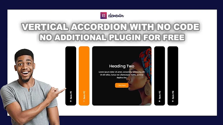 How to Create VERTICAL Accordion on Elementor For FREE [No Code, No Additional Plugin]
