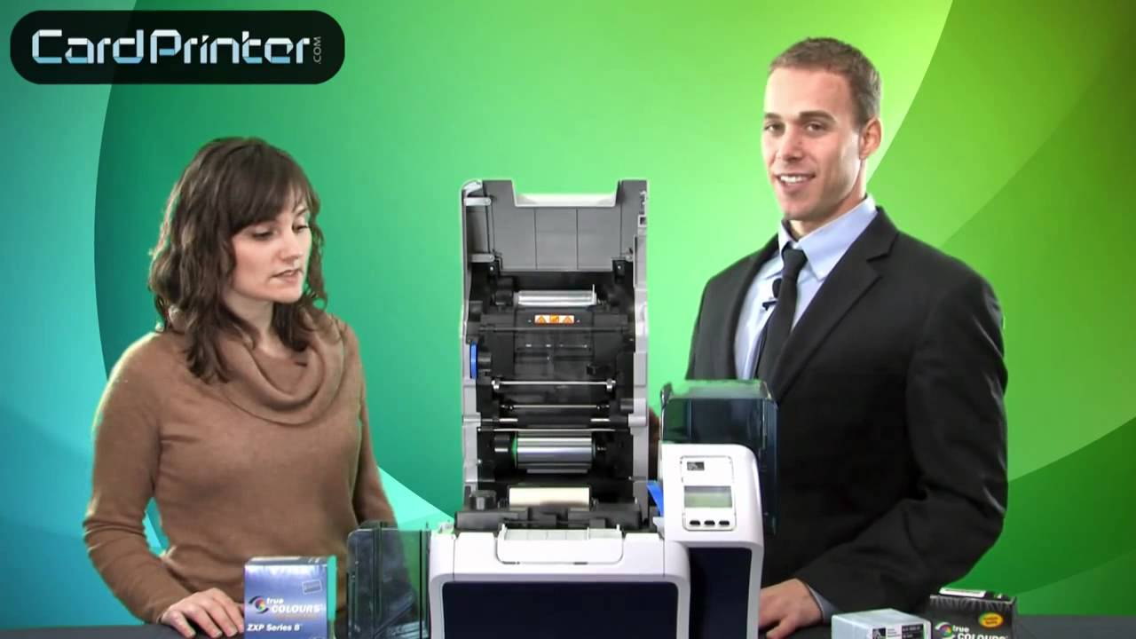 Zebra ZXP Series 8 ID Card Printer Video - CardPrinter.com - YouTube