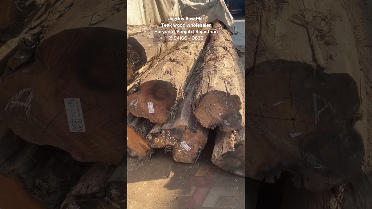 Imported teak wood such as Sudan Teak, Brazil Teak suitable for Doors and windows in budget price