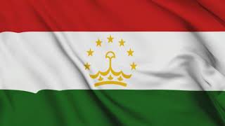 Tajikistan flag waving animation / 3-min loop / free 4k stock footage