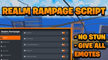 [OP BEST] Realm Rampage Script Pastebin - (ROBLOX) *No Stun & Give All Emotes* Exploit