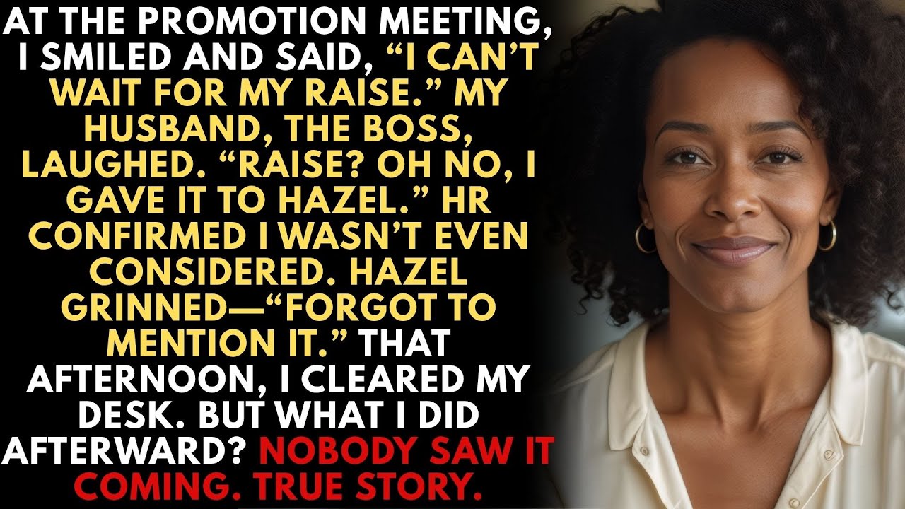 At The Promotion Meeting I Expected My Raise—But My Boss Husband Gave Helena The Luxury Seat