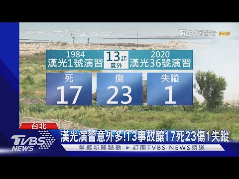 漢光演習意外多!13事故釀17死23傷1失蹤