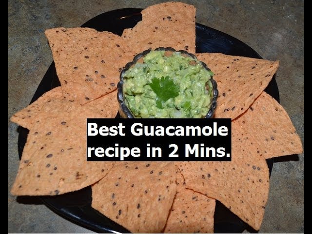 Homemade Guacamole Dip / Authentic Mexican side dish Recipe | Chawla