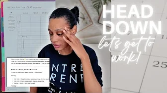 How I'm FINALLY Getting Disciplined AND Consistent | creating a better rhythm and showing up again