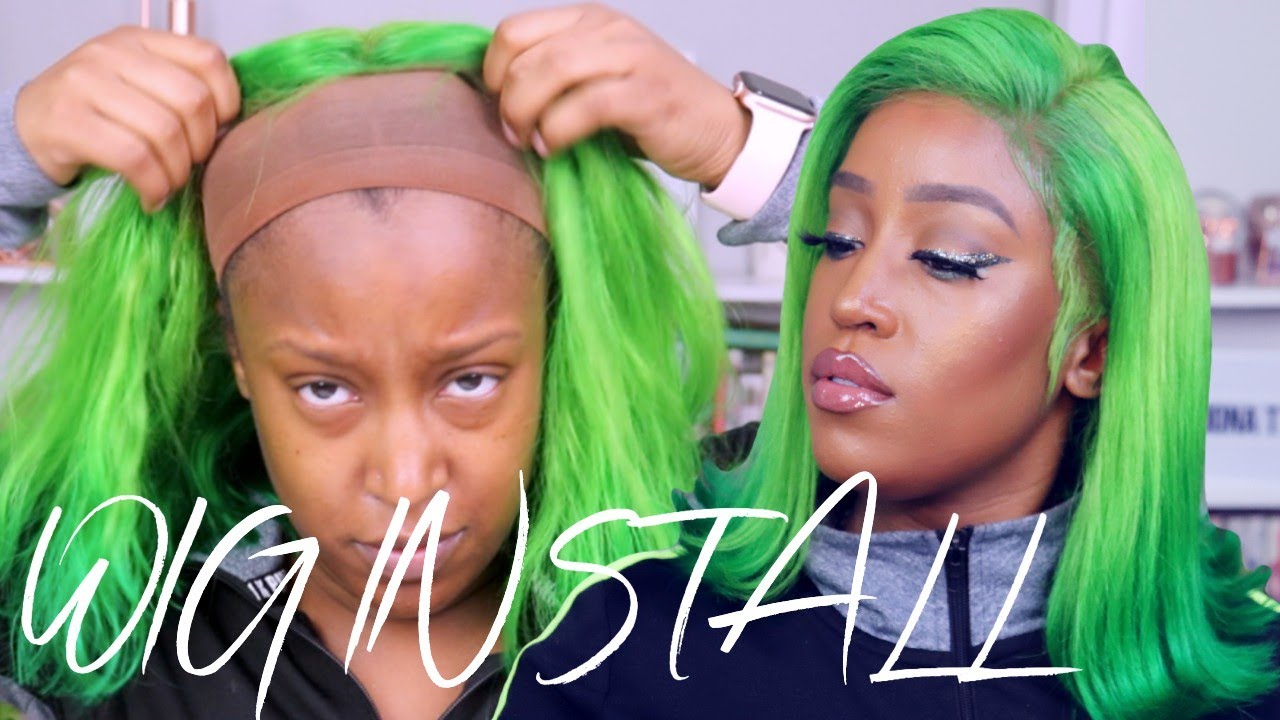 BEGINNER FRIENDLY WIG INSTALL Using ORS Olive Oil Grip Gel soonattgee YouTube