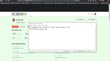 Conversor MQTT para MODBUS TCP  #NODE-RED #SCADABR