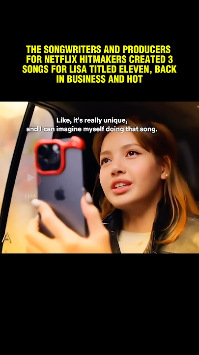 LISA NEW 3 SONG ELEVEN ON NETFLIX SOON 😱 #lisa #lalisa #lisamanoban