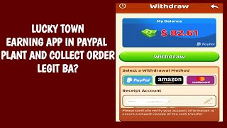 Lucky Town || Planting gaming App to Earn Rewards || Legit BA Maka Withdraw SA PayPal? screenshot 1