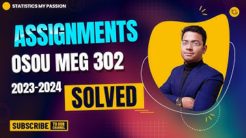 Odisha State Open University assignments 2023-24 : OSOU - MEG 302 : LITERARY THEORIES