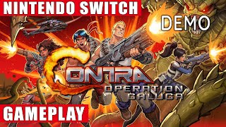 Contra: Operation Galuga Nintendo Switch Demo Gameplay