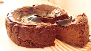 Basque Burnt Chocolate Cheesecake Recipe | 超濃郁巧克力起司蛋糕 | Gluten Free Cake