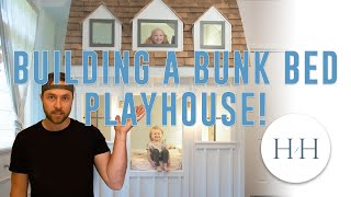 Building a Bunk Bed Princess Playhouse! Before & After with Timelapse