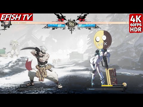 Chipp Zanuff vs A.B.A (Hardest AI) - Guilty Gear Strive