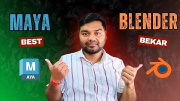 Maya vs Blender – कौन Best है 2025 में ⚔️🧠 #comparison